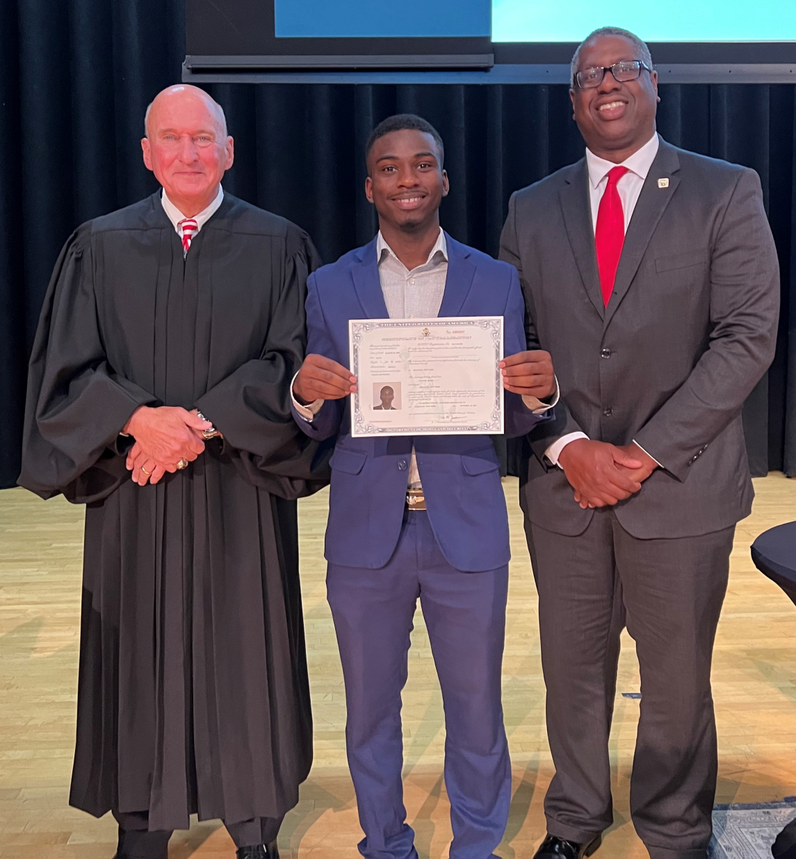 OCC Student Becomes A U S Citizen In Storer Auditorium Onondaga 